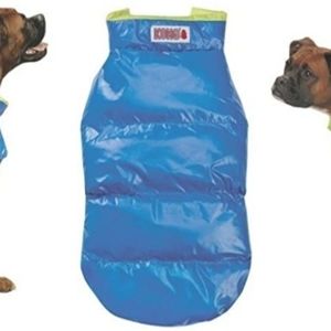 NWT Medium Blue Puffy Dog Vest Kong